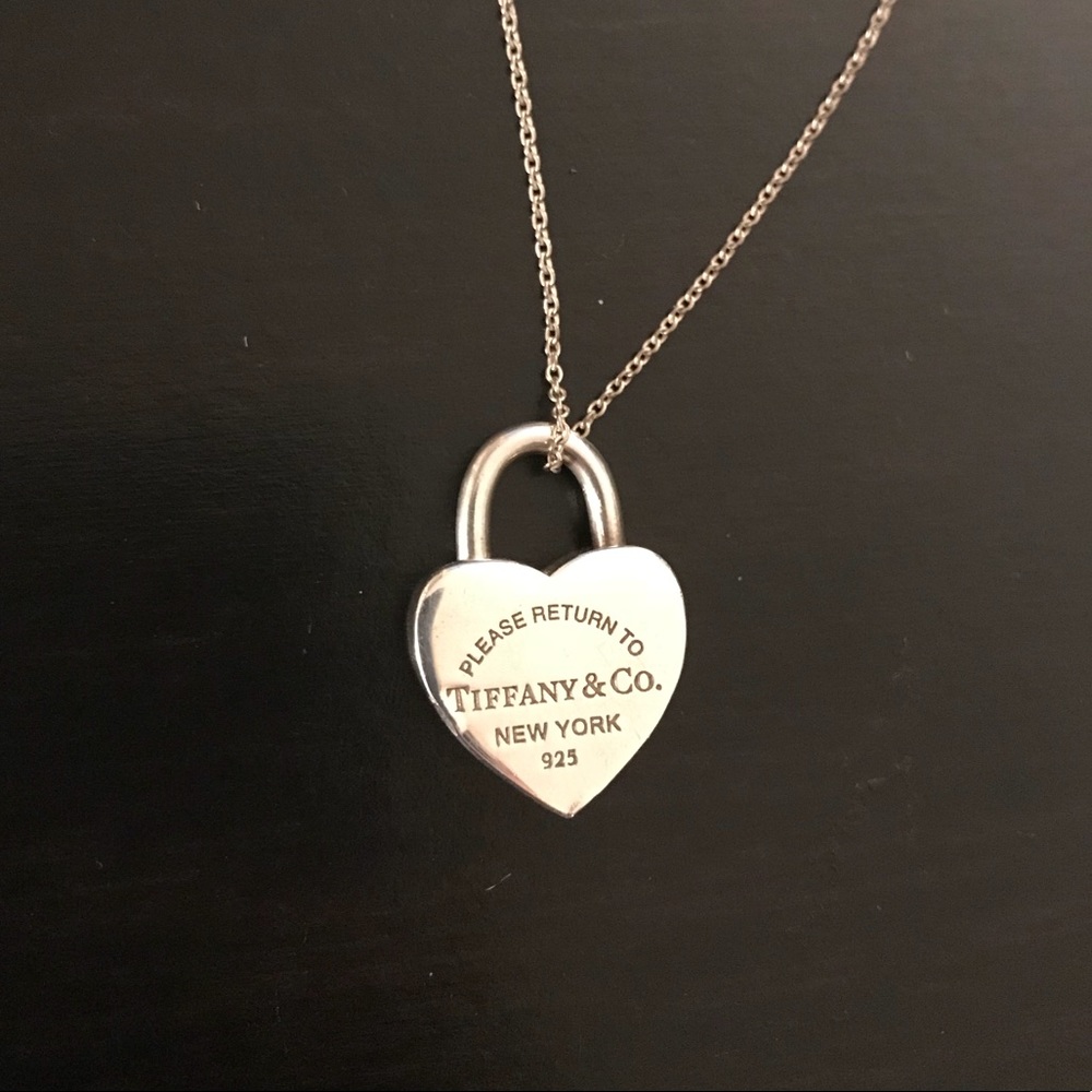 Tiffany & Co Lock Heart Necklace